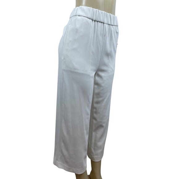 H&M Women's White Straight Pants Sz 10 - NWT - Picture 2 of 8